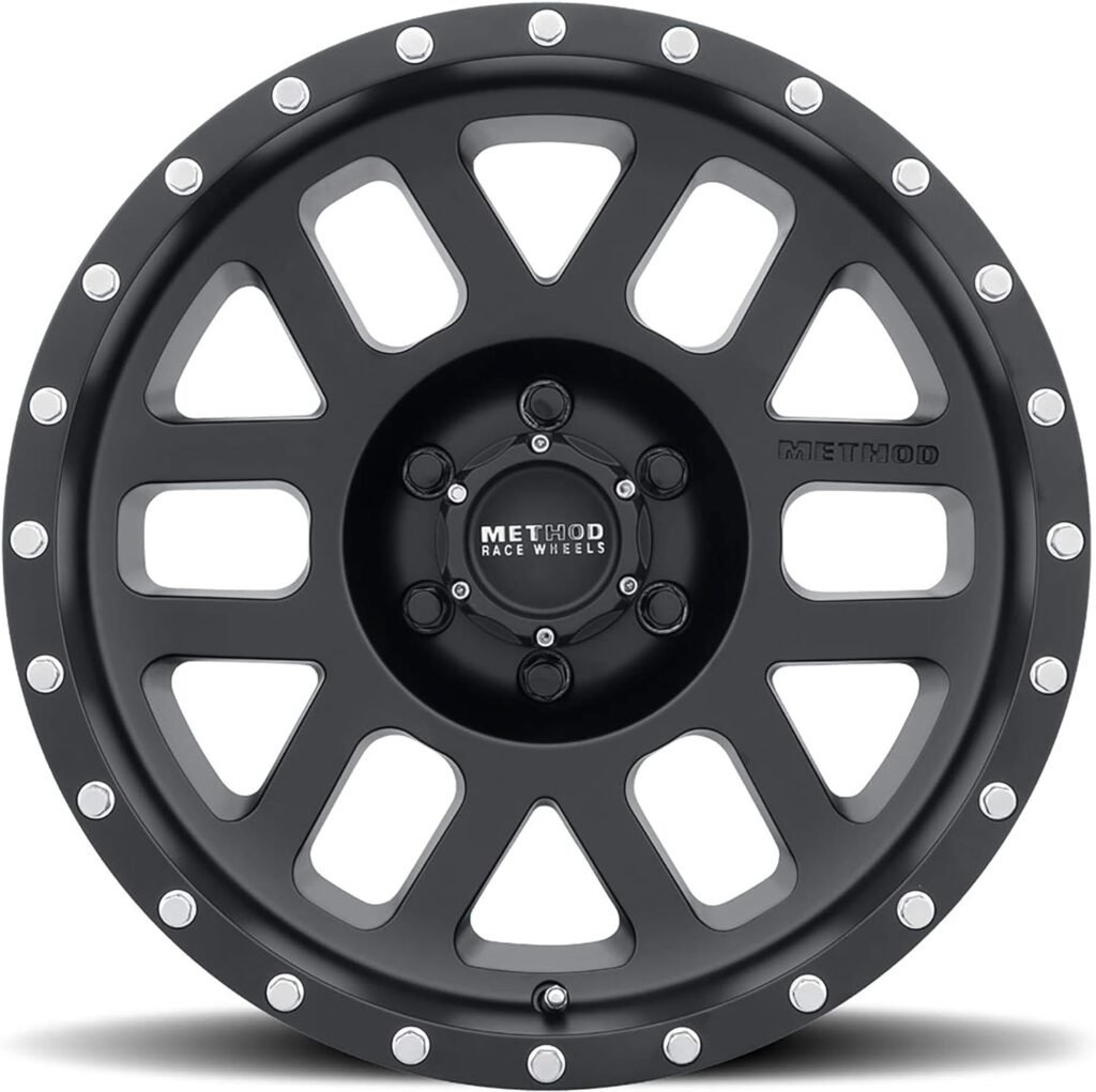 Method Race Wheels 306 Mesh Matte Black 17x8.5 6x5.5, 0mm offset 4.75 Backspace, MR30678560500